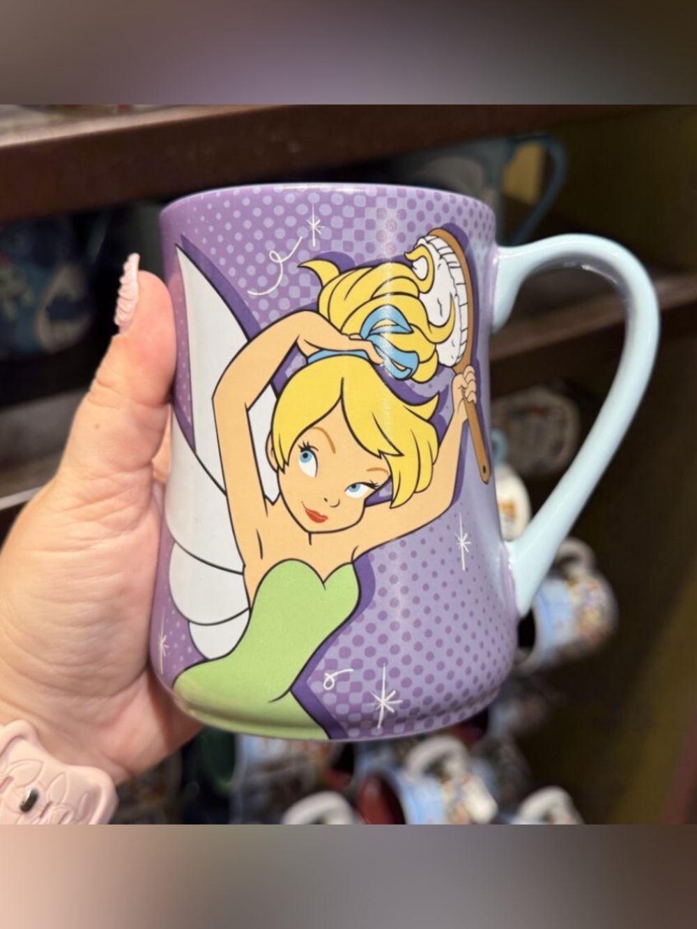 2026 Disney Parks Disney World Tinker Bell Always Late But Pretty Mug New
